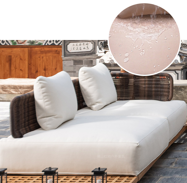 Spanisch stil außerhalb chat möbel set außen poly rattan moderne ecke sofas