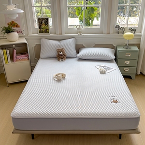 Factory Direct Sales Washable <strong>Fitted</strong> <strong>Sheet</strong> High-quality Cute Embroidered Bed <strong>Sheet</strong> with <strong>Teddy</strong> <strong>Bear</strong> Biscuit Pattern - Product Image 4