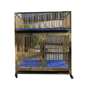 <span class=keywords><strong>Cages</strong></span> pour chiens en acier inoxydable, cage pour chien personnalisée, chenil pour animaux de compagnie - Product Image 2