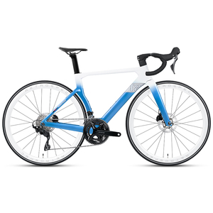 Vélo de route 700C en carbone avec frein à disque hydraulique <span class=keywords><strong>105</strong></span> / R7120 - 2*12S à travers l'essieu Aero Racing Frame Carbon Road Bike - Product Image 1