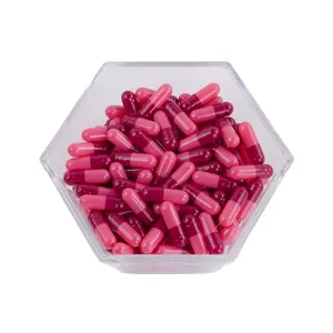 Laerui Manufacturing Custom Healthy Hard Gelatin Empty Size 1 Vitamin B Complex Capsules