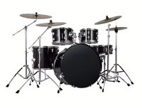 Wholesale Factory OEM 5-Piece Jazz Acoustic Drum Set - Blue Finish Steel & Aluminum Chamber, Custom Logo Print Supported