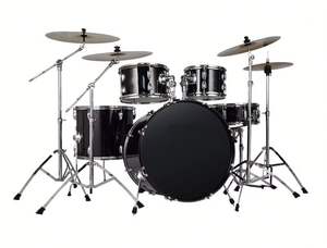 Batterie de percussions acoustiques de jazz 5 pièces OEM d'usine en gros - Finition bleue, chambre en acier et aluminium, impression de logo personnalisée prise en charge - Product Image 3