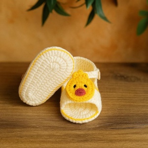 Personalización de alta calidad, nuevo estilo, <span class=keywords><strong>sandalias</strong></span> de pato para bebé, zapatos de ganchillo a mano, zapatos de verano para bebés, zapatos de suelo para puerta - Product Image 4