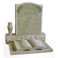 Monument et pierres tombales en granit naturel sculpté, grand modèle simple et économique, design mausoléen, en promotion en Chine