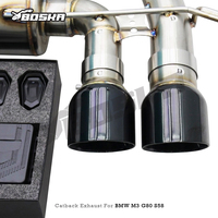 Échappement intermédiaire OEM SS304 à longueur égale en Z pour BMW M2 M3 M4 G87 G80 G82 G8X S58 3.0T 2021-2024, fixation par boulons, son sportif optimisé
