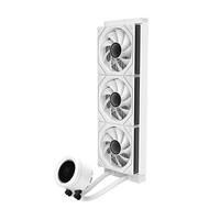Enfriador Líquido para CPU AIO de Alto Rendimiento de 360 mm con Bloque de Agua Giratorio Infinity Mirror, Sincronización ARGB, TDP de 300 W para Juegos de PC de Escritorio