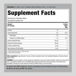 OEM mendukung suplemen penyerapan pepaya enzim pencernaan tablet kunyah untuk meningkatkan pencernaan - Product Image 4
