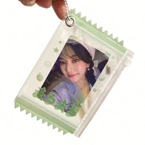 Nuevo Portafotos Transparente de PVC con Diseño Personalizado de Ídolos de Kpop, Portafotos con Llavero y Película Protectora - Product Image 1