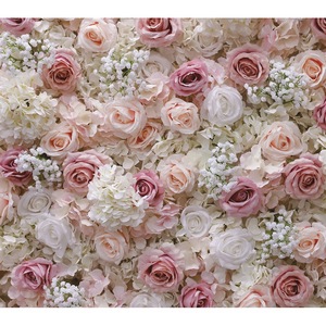 Panneau mural décoratif écologique en soie roulée 5D réaliste, fait main, avec roses et lotus, pour mariage, Noël, école - Product Image 3