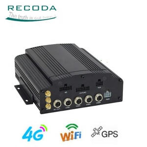 Recoda 4CH 1080P HDD <span class=keywords><strong>Mobile</strong></span> <span class=keywords><strong>DVR</strong></span> Cho Giám Sát Xe Với 4 Gam WIFI Và GPS Theo Dõi Cho Xe Buýt/Van/Xe Tải/Taxi/Xe <span class=keywords><strong>H</strong></span>ơi - Product Image 4
