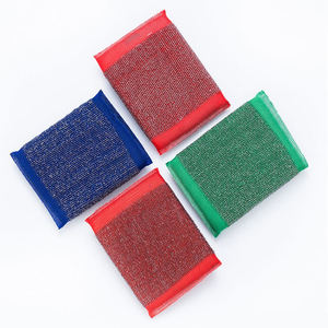 Éponge en maille de polyester pour la vaisselle, <span class=keywords><strong>non</strong></span> abrasive, résistante, pour le nettoyage de la cuisine - Product Image 2