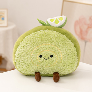 Gâteau roulé <span class=keywords><strong>suisse</strong></span> à la fraise, Gâteau au velours, Gâteau mousse, Peluche en forme de gâteau, Figurine de muffin, Coussin de sommeil, Vente en gros - Product Image 4