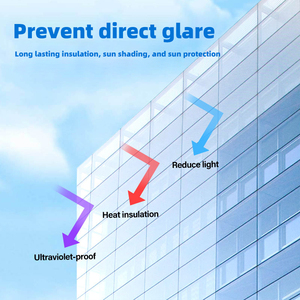 <span class=keywords><strong>Film</strong></span> de fenêtre de bâtiment d'architecture de vision à sens unique jaune Transparent 1.52*30M avec <span class=keywords><strong>Film</strong></span> de fenêtre en verre auto-adhésif - Product Image 3