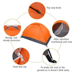 Fácil de bombear, tienda de campaña plegable abierta automática para exteriores, tienda de campaña táctil para acampar al aire libre, senderismo, pesca, <span class=keywords><strong>Sundome</strong></span>, tienda para 4 personas - Product Image 4