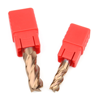 Fraise à queue plate en carbure HRC55 sur mesure, 3mm 2mm, 4 dents, diamètre 50mm D4