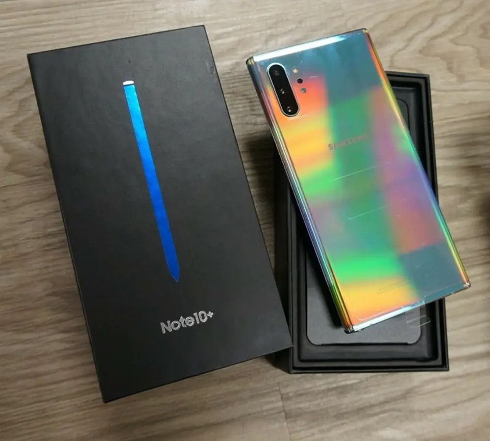 Ponsel bekas asli untuk samsung note 10 + dalam jumlah besar harga rendah untuk ponsel galaxy note 10