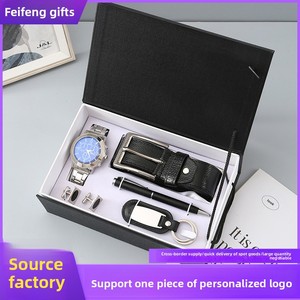 Coffret <span class=keywords><strong>Cadeau</strong></span> Luxe Léger de Haute Qualité <span class=keywords><strong>pour</strong></span> Homme : Montre à Quartz en Cuir, Ceinture et Portefeuille – Boîte <span class=keywords><strong>Cadeau</strong></span> Haut de Gamme <span class=keywords><strong>pour</strong></span> la Fête des Pères ou <span class=keywords><strong>pour</strong></span> un Petit Ami - Product Image 2