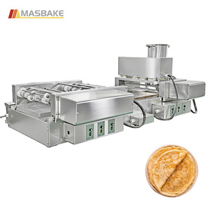 Machine à crêpes électrique <span class=keywords><strong>automatique</strong></span> de table pour usage commercial et industriel, ligne de production de crêpes françaises - Product Image 1