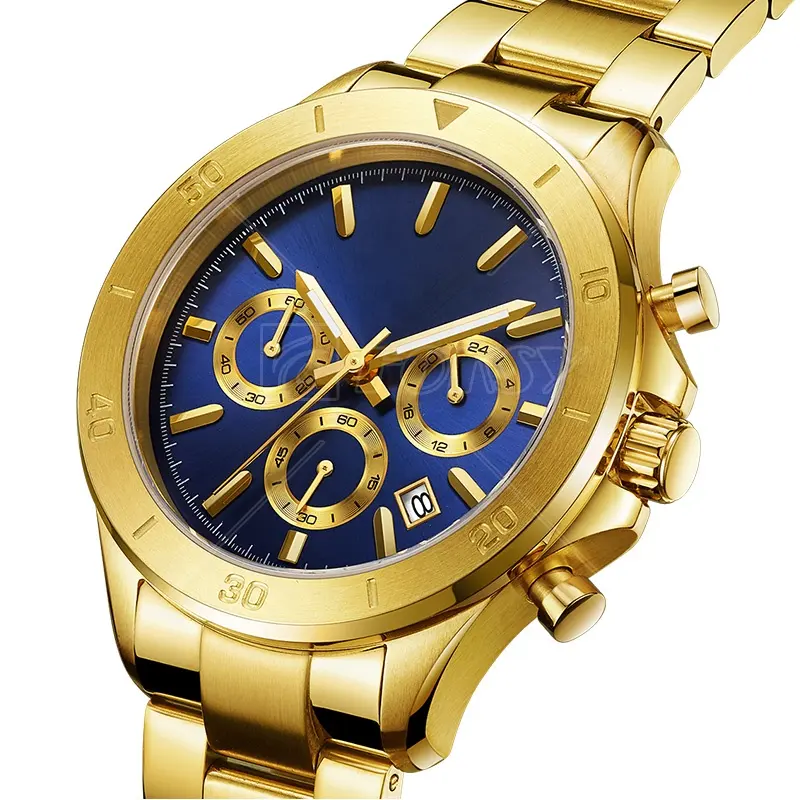Custom Design New Japan Movement Wrist Own Brand Reloj Male Analog Chronograph Oem Watch for Men