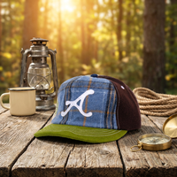 Gorro de Béisbol Vintage Retro de Lana de 5 Paneles, Sin Estructura, de Alta Calidad, con Logotipo Personalizado, para Hombre, Invierno