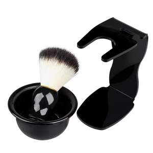 Set de Afeitado: Crema de Afeitar, Espuma, Brocha de Rayón, Jabonera, Soporte para Cuchilla de Afeitar - Product Image 5