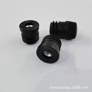 Round Nut Plug M6x16 Plastic Adjustable Furniture <b>Chair</b> Caster Tube Inner Plug Foot <b>Pad</b> - Product Image 3
