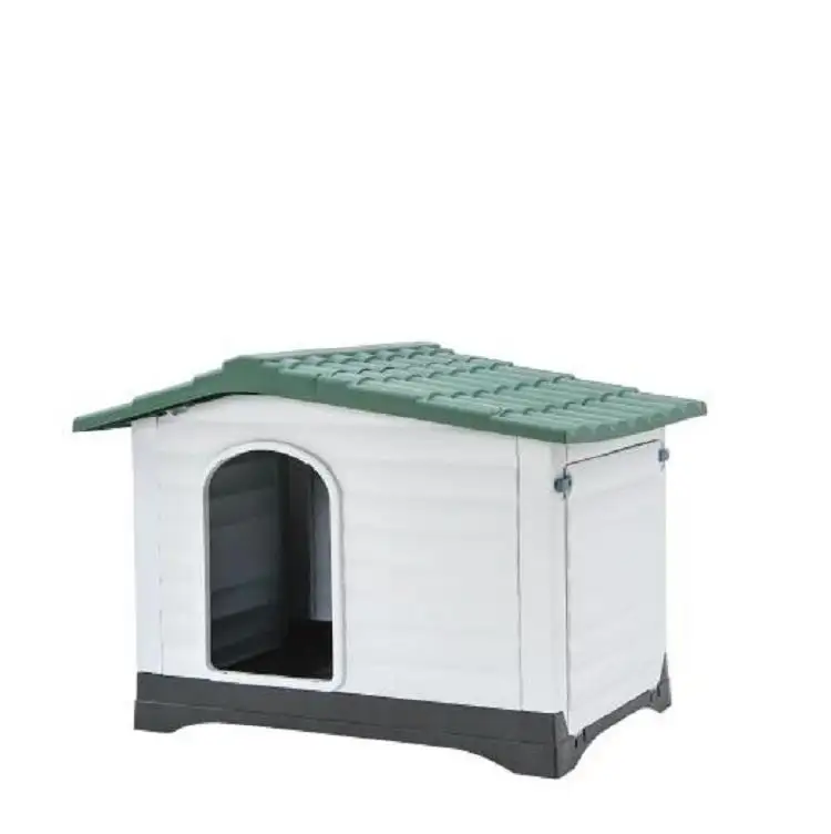 Mode luxe chien maison Cage en plastique étanche maison pour animaux de compagnie chien chenil sans porte