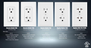 Venta caliente 125V 20 Amp American Standard CR20 Receptáculos Salidas dúplex blancas de alta calidad con 2 enchufes eléctricos - Product Image 6