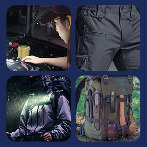 Tank007 công suất cao <span class=keywords><strong>Torch</strong></span> ánh sáng có thể sạc lại đèn pin 1100lm EDC <span class=keywords><strong>Torch</strong></span> làm việc kiểm tra ánh sáng với Clip <span class=keywords><strong>Led</strong></span> Pocket đèn pin - Product Image 4