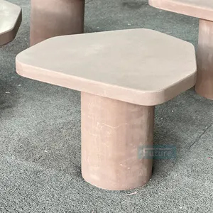 북유럽 스타일 큐브 사암 사이드 테이블 거실 장식 대리석 테이블 차 커피 테이블