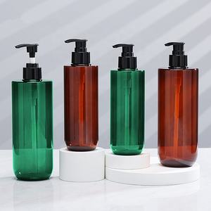 יצרנים ספוט 500 חדש בקבוק פלסטיק בקבוק שקוף ירוק קרם גוף ג 'ל מוצרי קוסמטיקה לחיות מחמד - Product Image 5