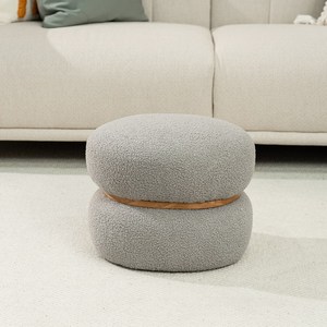Bailey Mobilier Moderne Lounge Puff Tabouret De Luxe Rose Rouge <span class=keywords><strong>Beige</strong></span> Noir Bleu Velours Ovale <span class=keywords><strong>Pouf</strong></span> Chaise Siège - Product Image 4
