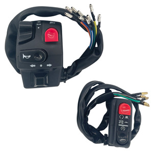 Conjunto de interruptores para manillar de motocicleta Mochi SW-21008 de 22 mm, universal para motocicletas todoterreno, control de luces, intermitentes y bocina. - Product Image 2