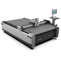 Máquina de Corte CNC de Alta Velocidad con Cuchilla Oscilante para Carteleras Publicitarias, PVC, Acrílico, Vinilo, Pancartas, Cortadora Digital de Cama Plana