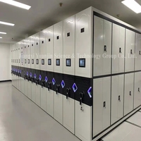 Étagères mobiles modernes et intelligentes en métal, réglables et mobiles pour bureau à domicile, bibliothèque gouvernementale, sous-sol d'hôpital pour l'école assemblée