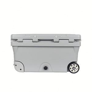 Large <b>Plastic</b> Rotomolded Cooler Box Insulation Cooler Box With <b>Wheel</b> - Product Image 1