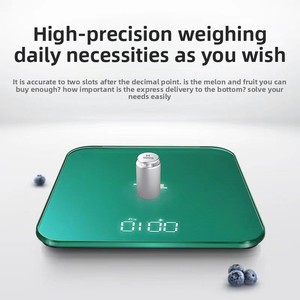 เครื่องชั่งน้ำหนัก<span class=keywords><strong>ดิจิตอล</strong></span>อัจฉริยะ LCD  รับน้ำหนักได้ 180 กก. ใช้พลังงานจากแบตเตอรี่ สำหรับใช้ในครัวเรือน - Product Image 3