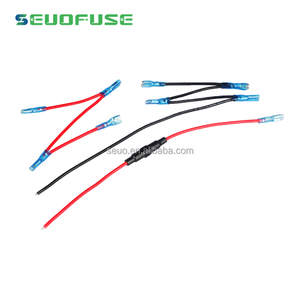 Prise mâle robuste 12V 24V personnalisée adaptateur allume-cigare câble d'alimentation pour <span class=keywords><strong>voiture</strong></span> pompe à air onduleur avec <span class=keywords><strong>borne</strong></span> à anneau - Product Image 6