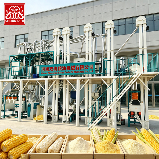 Corn Flour Production Line Equipment Corn Flour Mill Plant Multifunctional Corn Milling Machine Price for Fufu