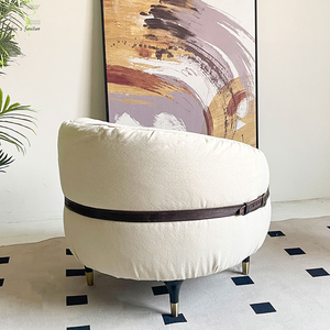 Fauteuil moderne rembourré confortable de détente d'<span class=keywords><strong>accent</strong></span> de zone d'attente de salon d'hôtel de maison de loisirs pour le salon - Product Image 4