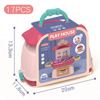 Ensemble de bijoux pour enfant et accessoires de coiffure pour enfants coiffeuse valise nouveaux jouets de maquillage cosmétiques