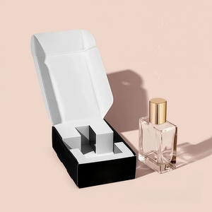 Boîtes d'expédition personnalisées en gros, impression de <span class=keywords><strong>logo</strong></span>, emballage de flacon de parfum, boîte cadeau, boîtes d'expédition en carton ondulé pour parfums <span class=keywords><strong>et</strong></span> soins de la peau - Product Image 1