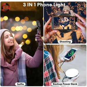 פנס כיס נייד פופולרי GZ-668 עם גודל קטן, חיי סוללה חזקים, טעינה מהירה ומתאים לשידור חי בחוץ - Product Image 3