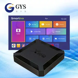 GYS 2023 Hot Sell X96Q Quad Core 2.4g 4k Android 11 Unterstützung OEM Marke Youtube App installiert X96q Smart Tv Box