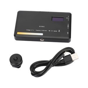 W160C Luz de vídeo de bolsillo Led bicolor con Adaptador de zapata fría 3100mAh 2500-6500K Panel de relleno Lámpara Luz de cámara para <span class=keywords><strong>Youtube</strong></span> - Product Image 2