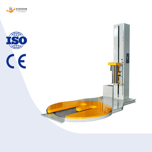 M Type/Bottom Automatic Turntable Stretch Film <b>Wrapped</b> Pallet Shaped Wrapping Machine for Pallet Jacks - Product Image 1