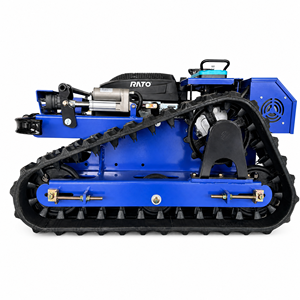 Tondeuse robotisée télécommandée, coupe-herbe à essence, tondeuse RC pour pentes, chenilles en caoutchouc, machine agricole professionnelle pour ferme - Product Image 2
