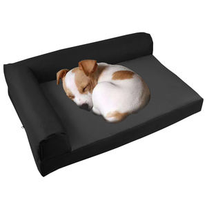 Massives Muster Schaums ofa mit abnehmbarem wasch barem Bezug Rechteckform Haustier Selbst wärmende Betten Karton verpackt - Product Image 2