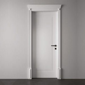 Hot Sale Wooden Door <b>PVC</b> WPC <b>Panel</b> Interior Room MDF Prehung Door Modern Interior Doors for Bedroom Bathroom - Product Image 3